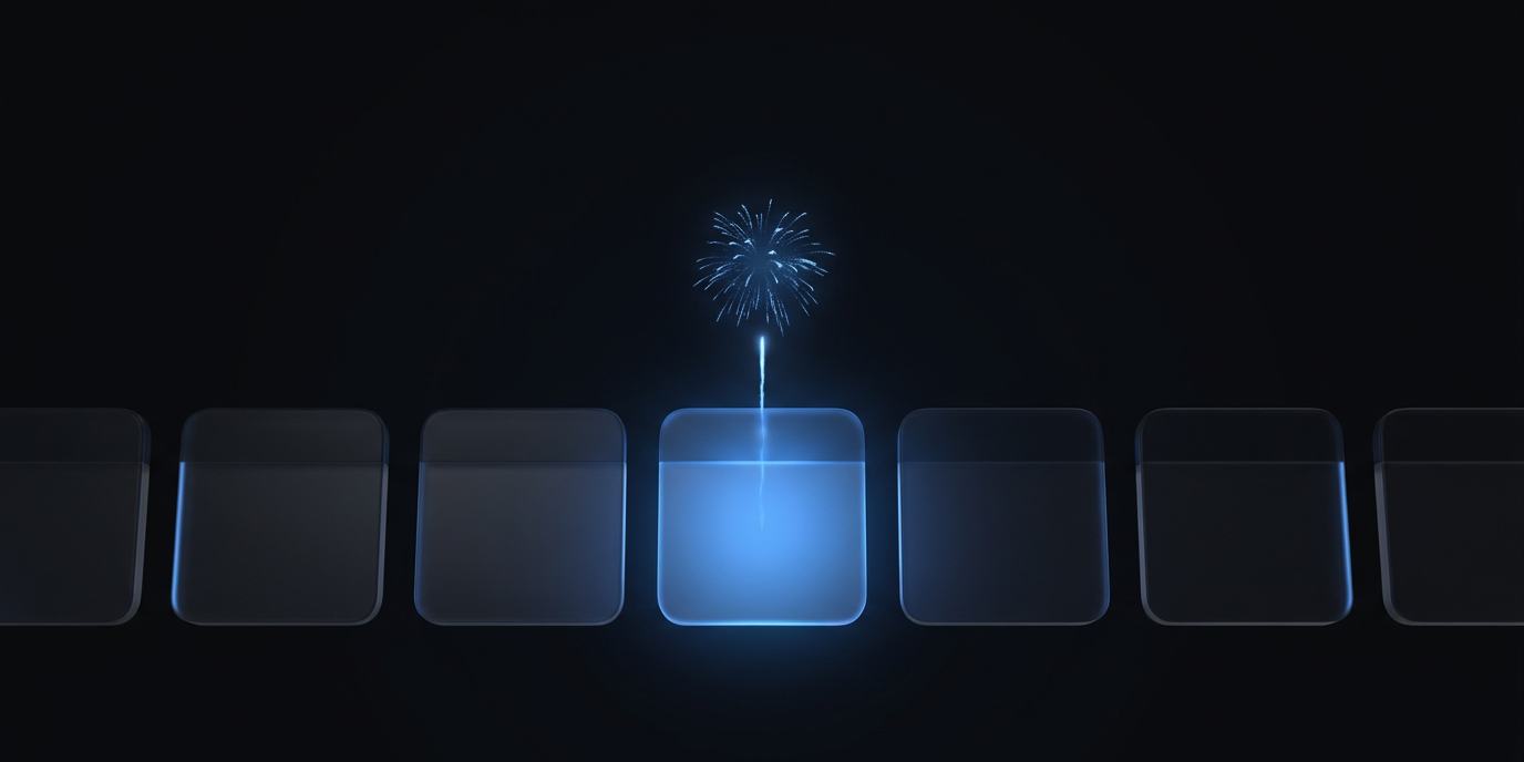 july 4th trading feature image with a calendar and a firework in edgeful theme