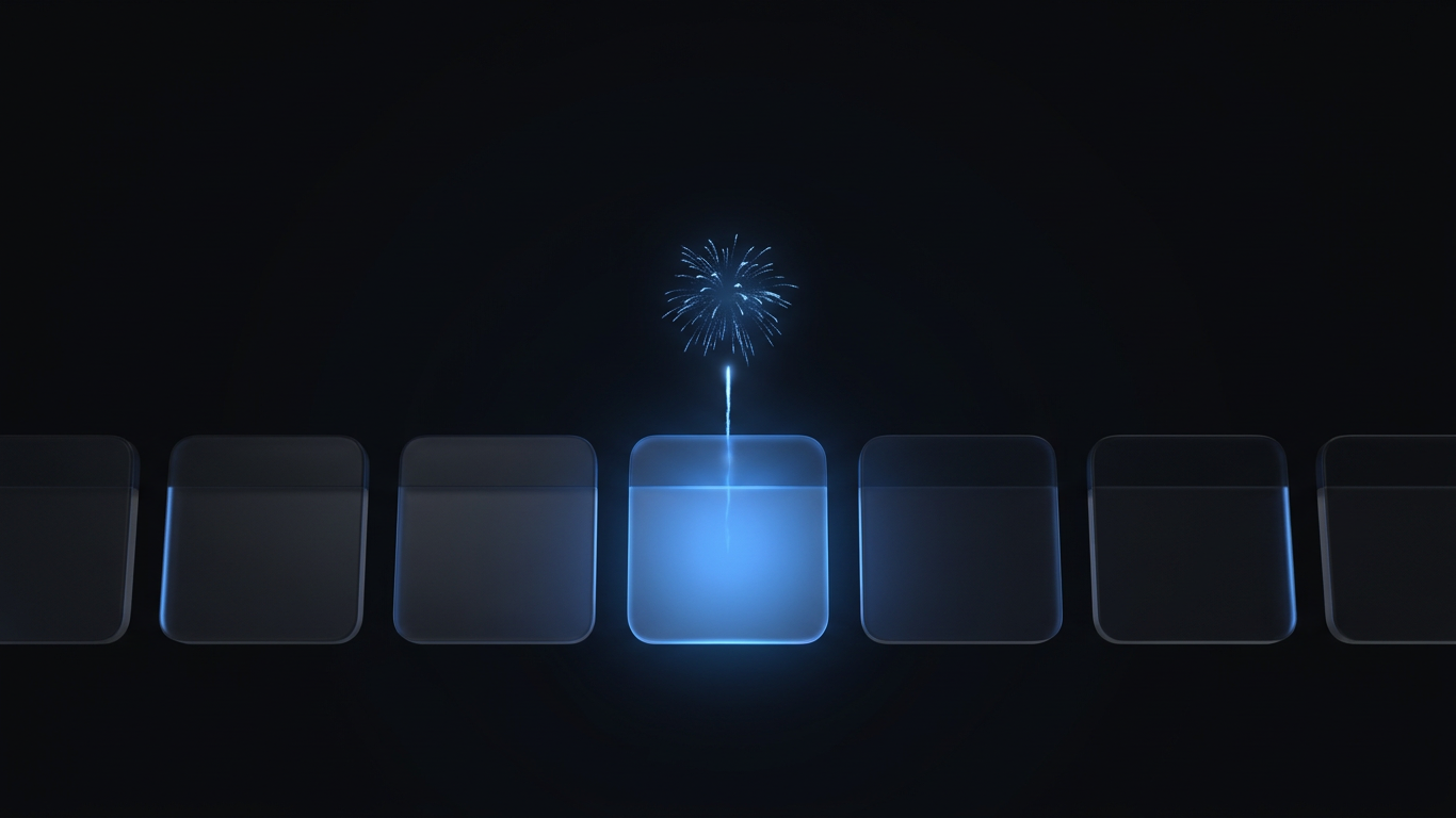 july 4th trading feature image with a calendar and a firework in edgeful theme