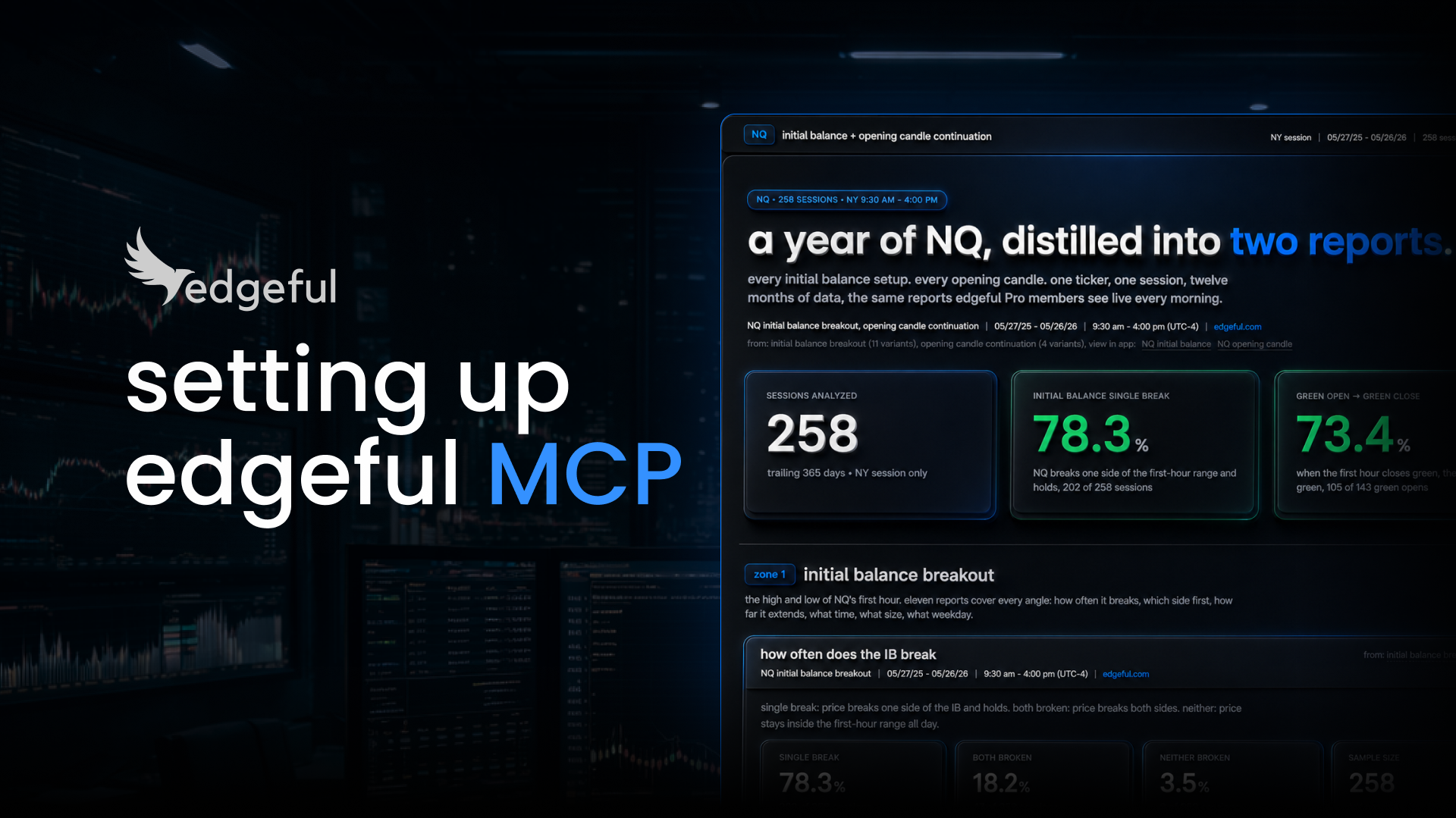 trading data MCP - setting up the edgeful MCP complete guide feature image