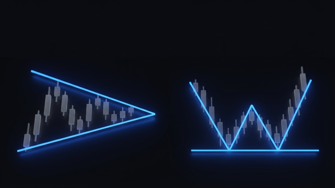 day trading chart patterns guide showing 2 patterns