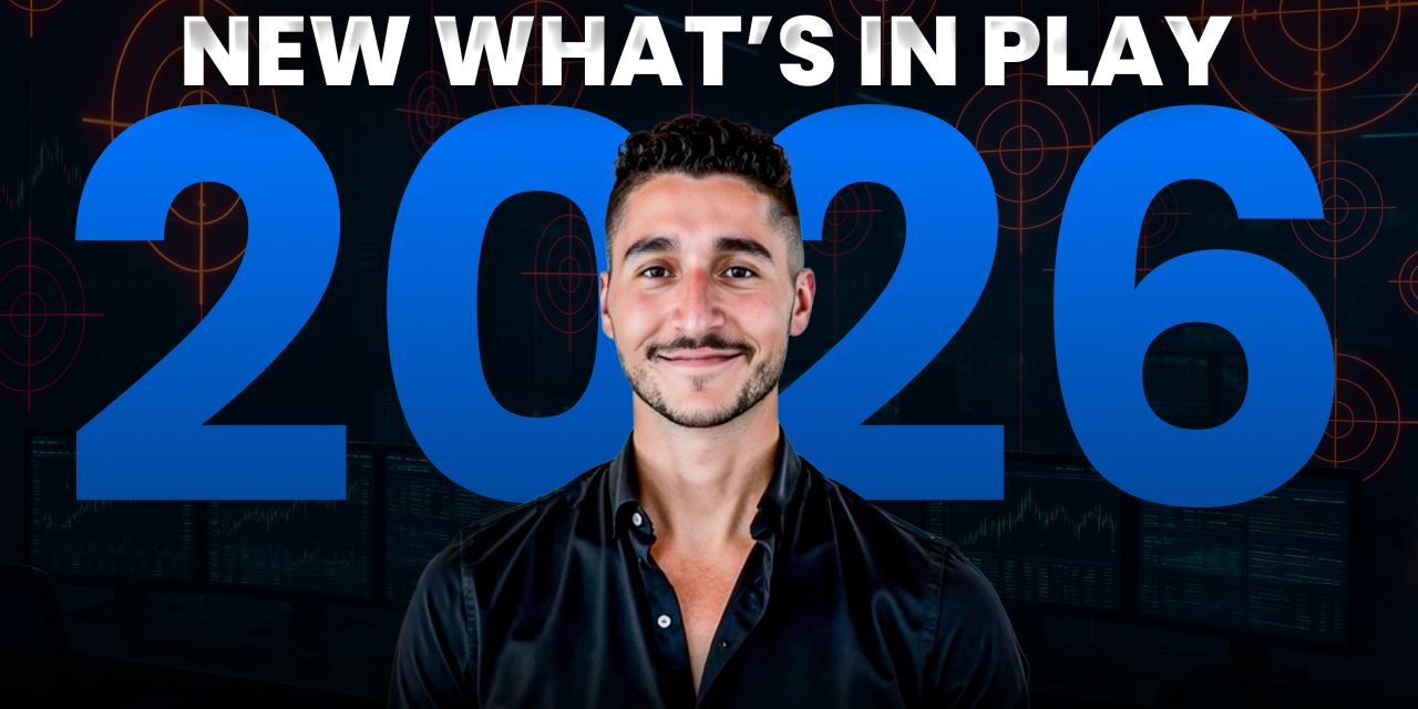 dgeful what's in play dashboard showing live probability data, bias, and targets for ES and NQ futures trading setups