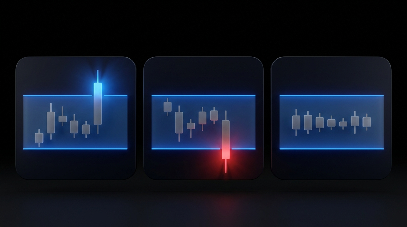 inside day in trading breakout data showing ES, NQ, TSLA, and NVDA statistics over 6 months during the NY session