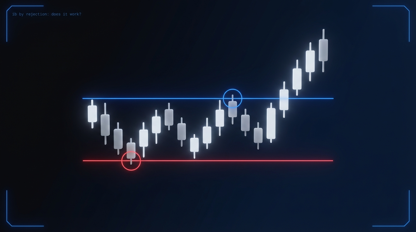 IB by rejection visual - showing the low forming first, outlined with a red circle, and then the high forming second, followed by a breakout.