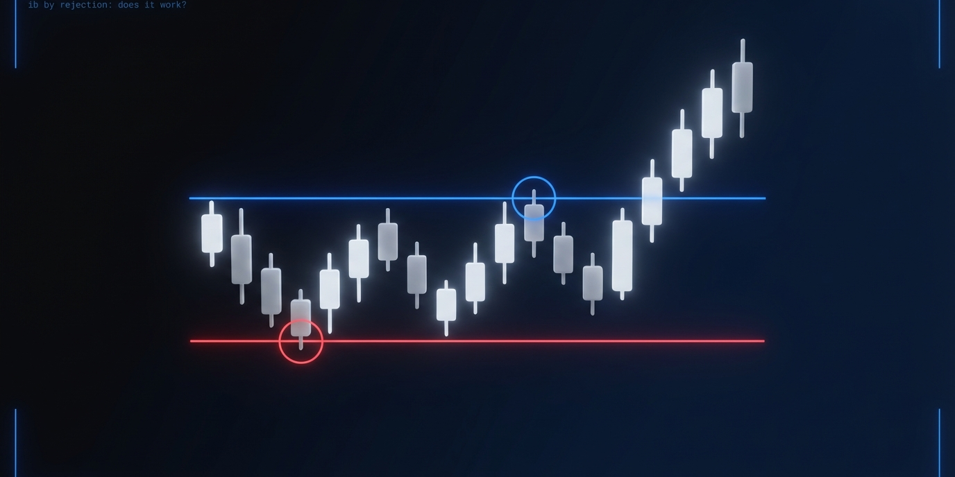 IB by rejection visual - showing the low forming first, outlined with a red circle, and then the high forming second, followed by a breakout.
