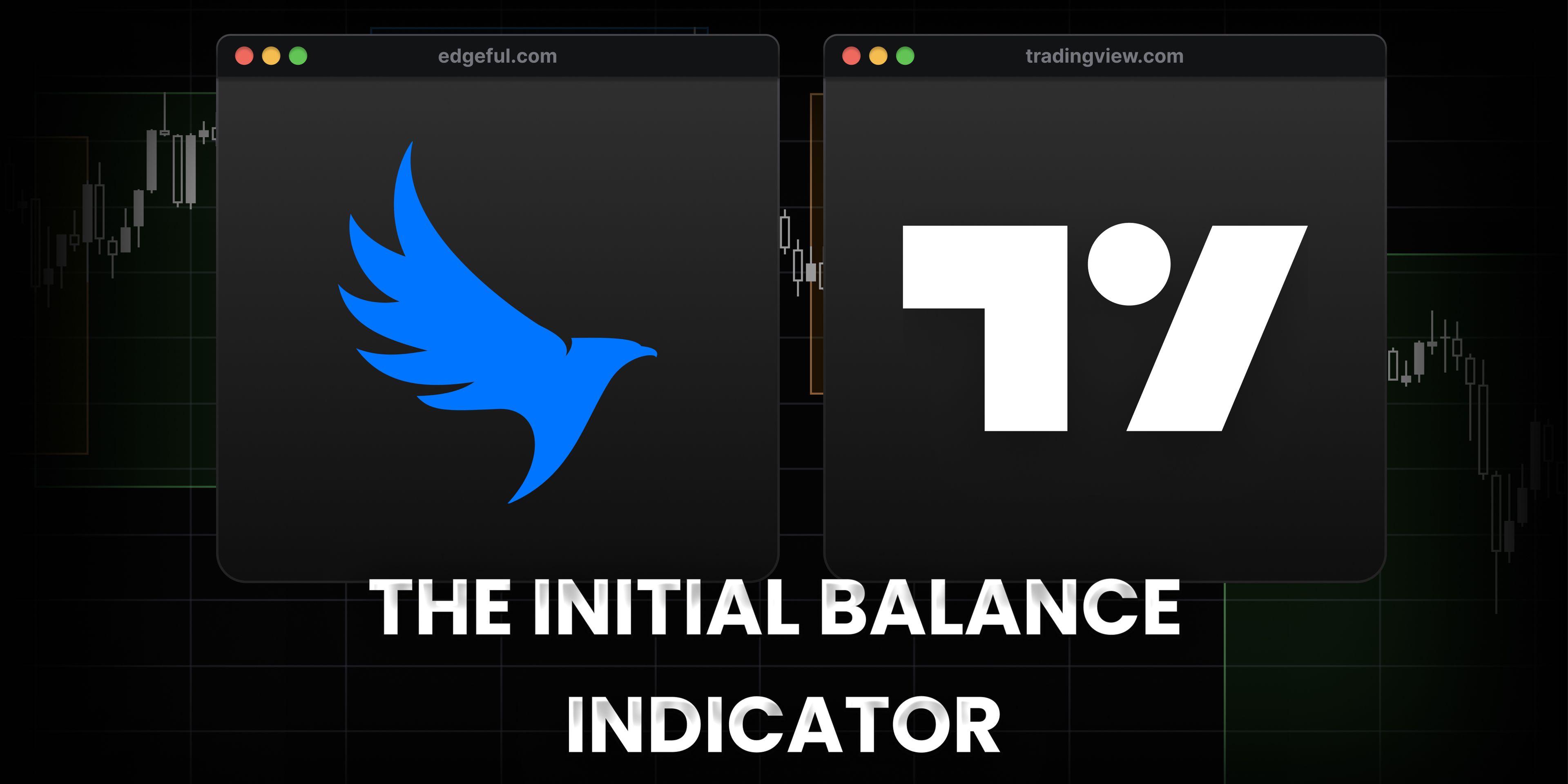 TradingView chart showing NQ futures with initial balance indicator displaying IB high low lines and session box from 9:30am to 10:30am EST