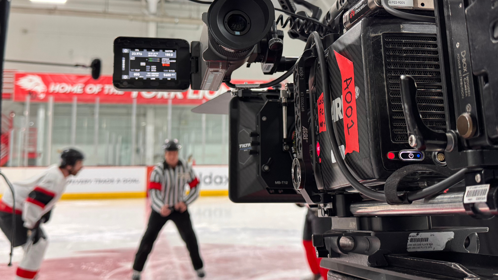 Campagne NDAX des séries de la LNH, coulisses de tournage
