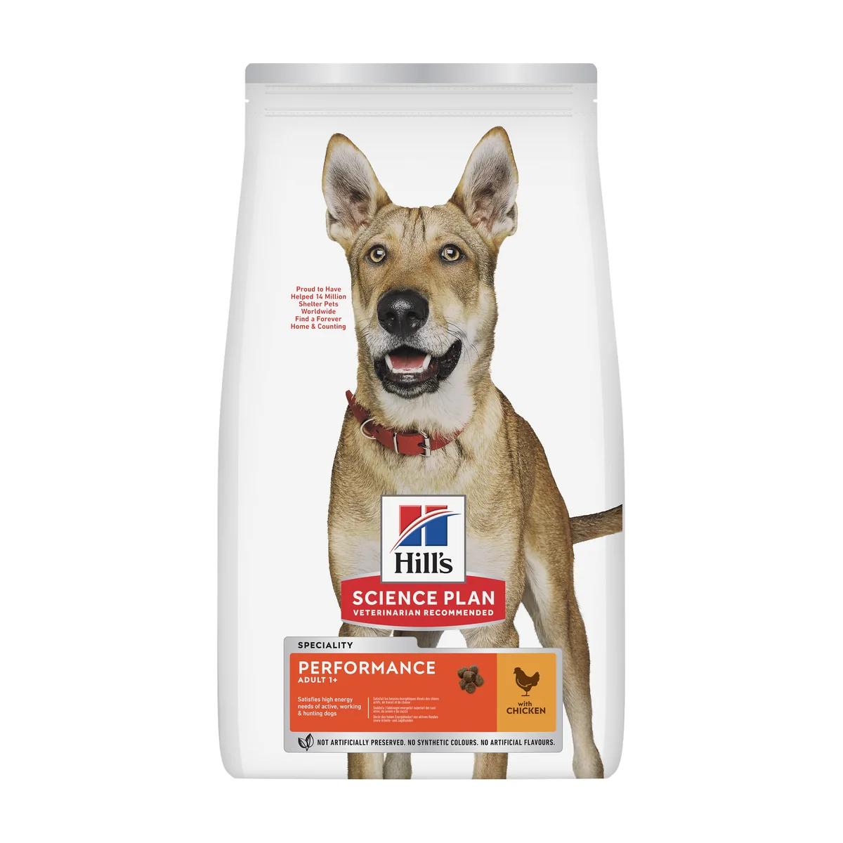 Hill's Science Plan Performance croquettes pour chien adulte actif au poulet 14 kg