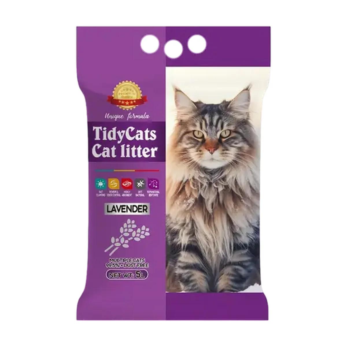 Tidy's Cat Litière bentonite parfum lavande 10 L