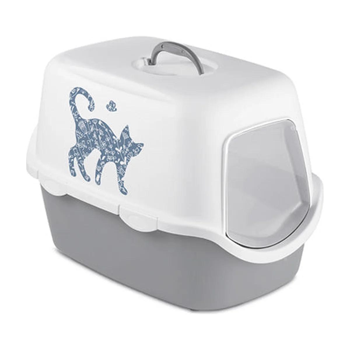 Stefanplast Maison de toilette fermée Cathy Griffe pour chat