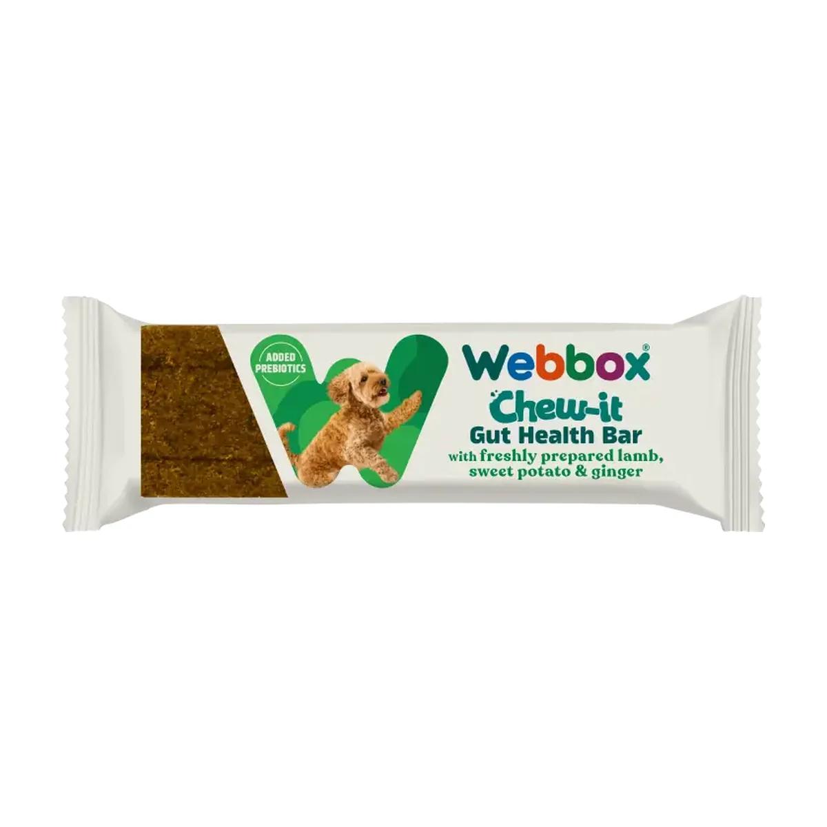 Webbox Chew-It Gut Health Bar Barre à mâcher à l'agneau pour chien 30 g