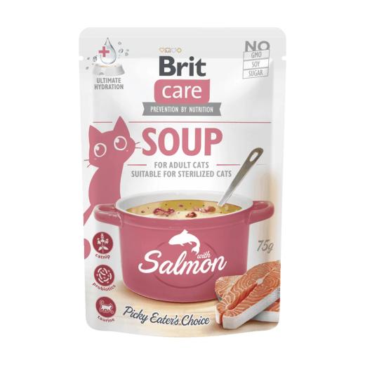 Brit Care Cat soupe au saumon pour chat 75 g, Brit à Casablanca