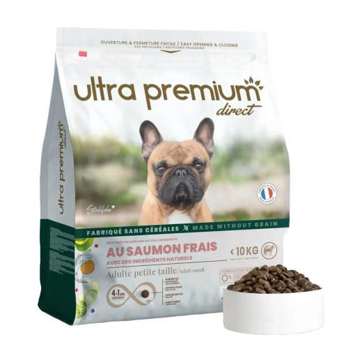 Ultra Premium Direct Croquettes sans céréales au saumon frais pour chien adulte de petite taille 7 kg, Ultra Premium Direct à Casablanca