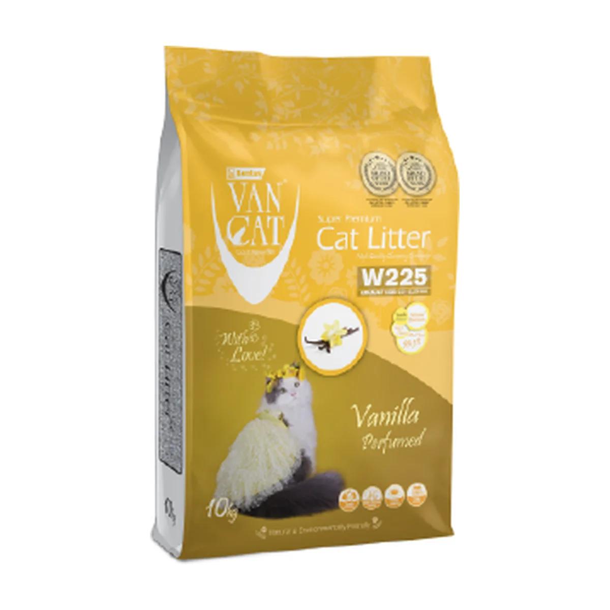 Van Cat Litière agglomérante parfum vanille 10 kg (11,8 L)