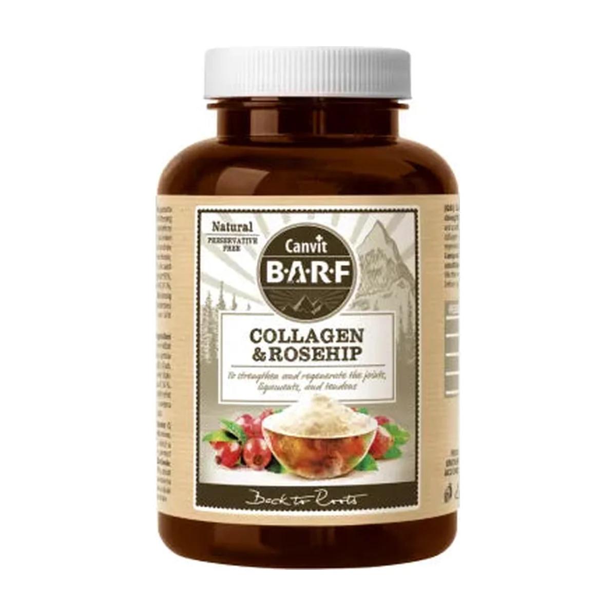 Brit Canvit BARF Collagen & Rosehip Complément articulaire pour chien et chat 140 g