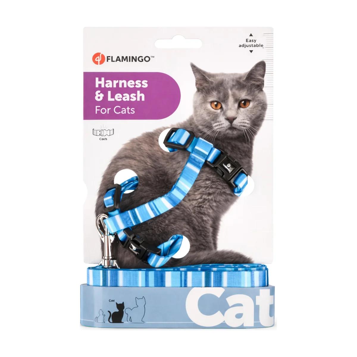 Harnais & Laisse Réglables pour Chat