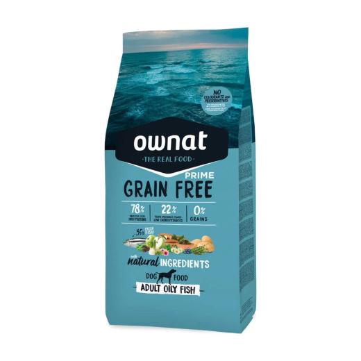 Ownat Grain Free Prime Croquettes pour chien adulte au poisson gras 12 kg, Ownat à Casablanca