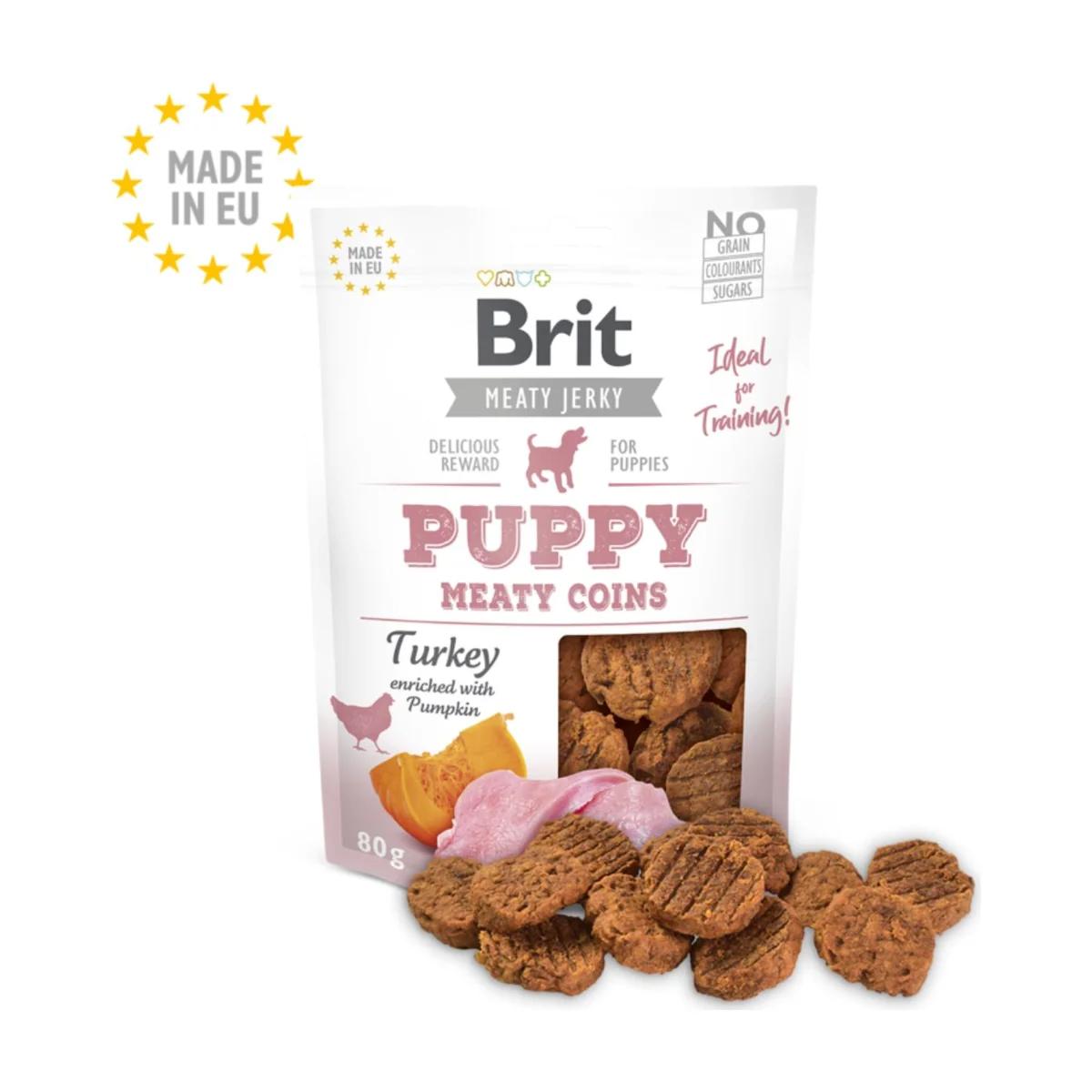 Brit Jerky Pièces de viande pour chiot à la dinde 80 g