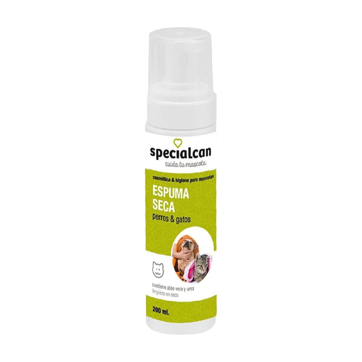 Specialcan Shampooing sec en mousse pour chien et chat 200 ml
