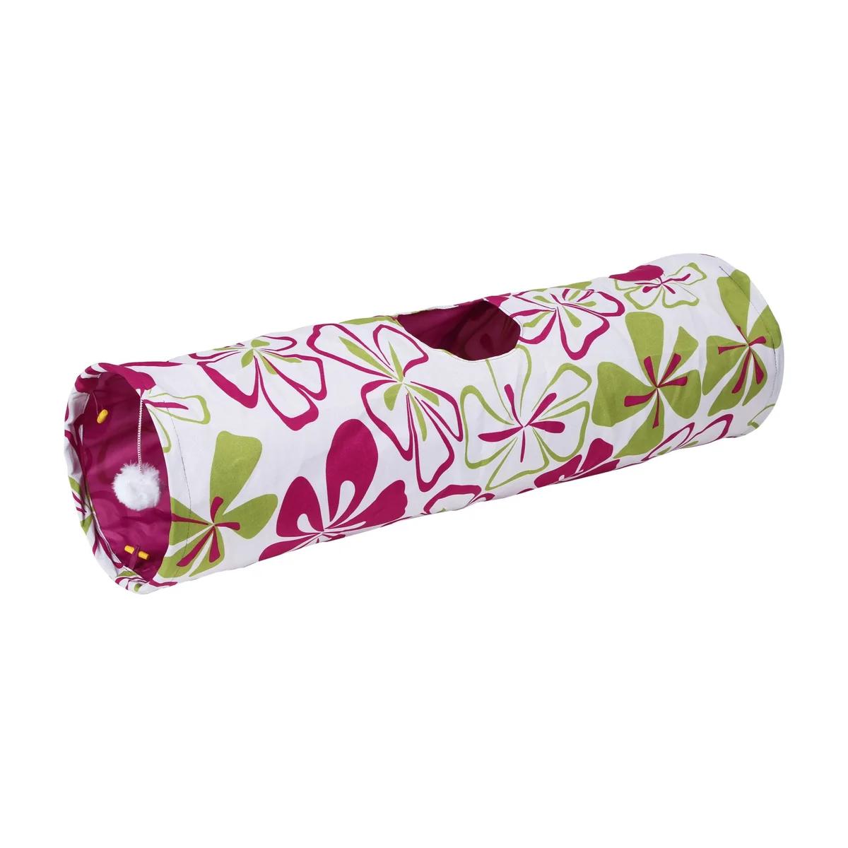 Kerbl Jouet tunnel de jeu Flower pour chat 90 cm
