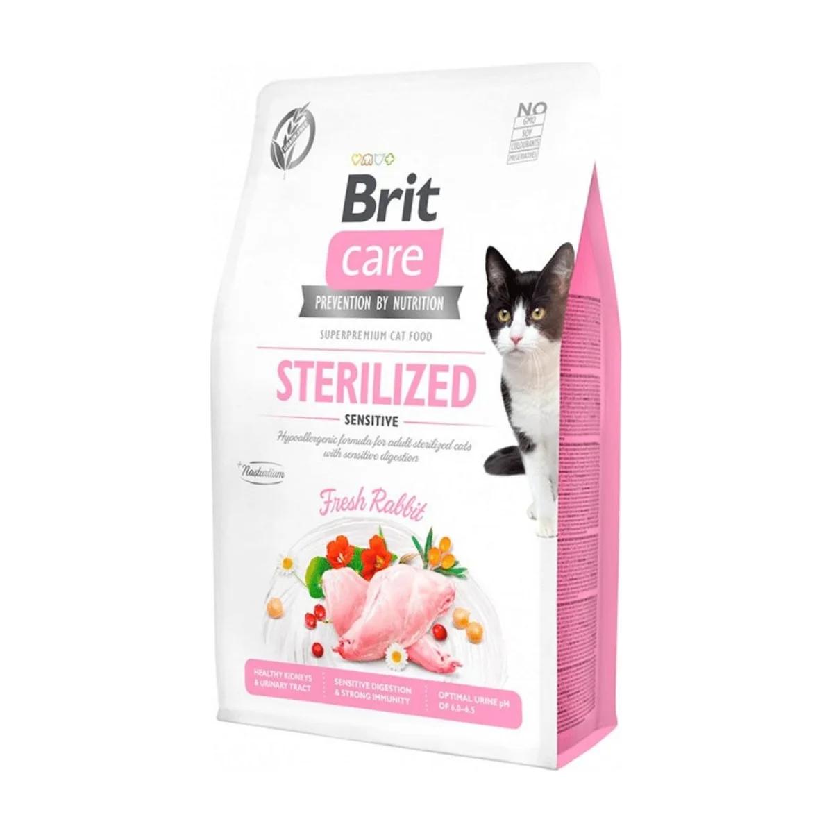 Brit Care Chat Sterilized Sensitive Sans Cereales 400 g