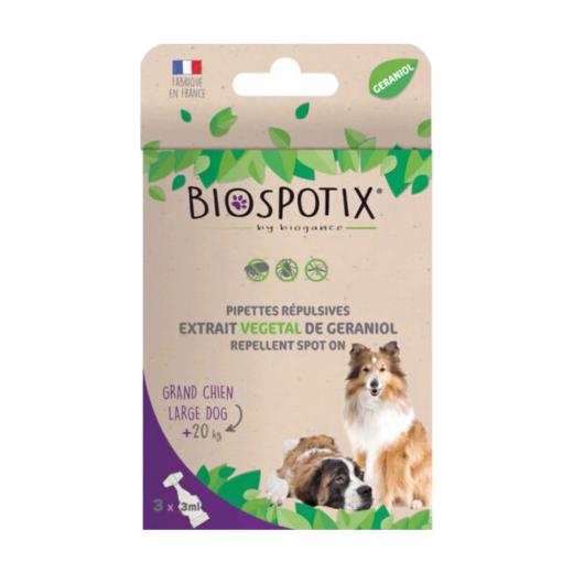 Pipette Répulsive Antiparasitaire – Grand Chien +20 kg – Biospotix – 1 Pipette