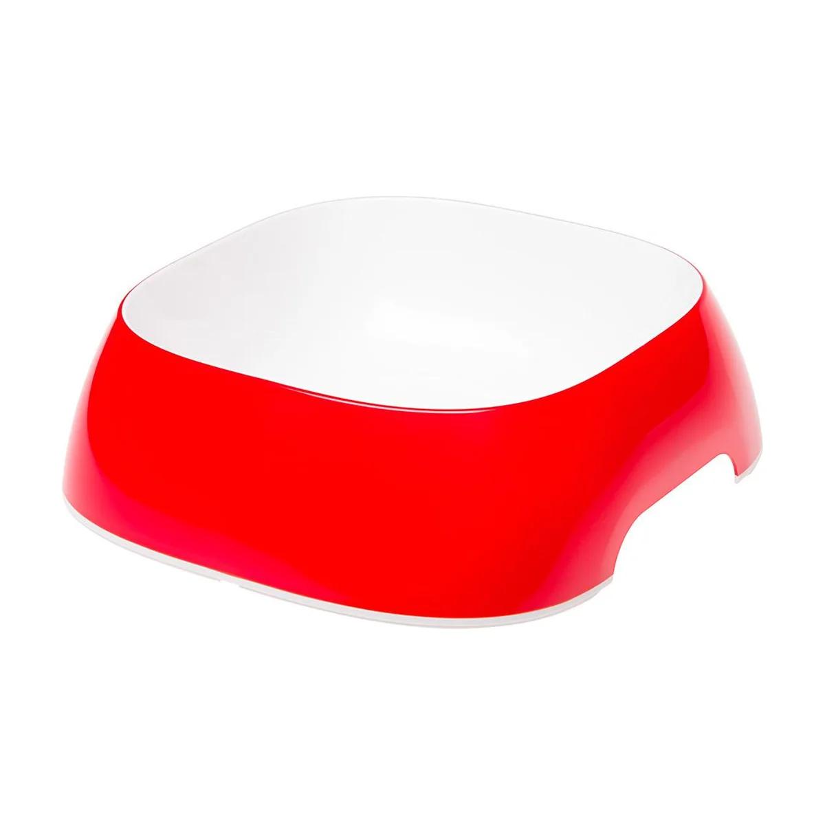 Gamelle Glamour bol en plastique pour chien et chat grand 23,5 x 22,5 x h 7 cm - 1,2 L