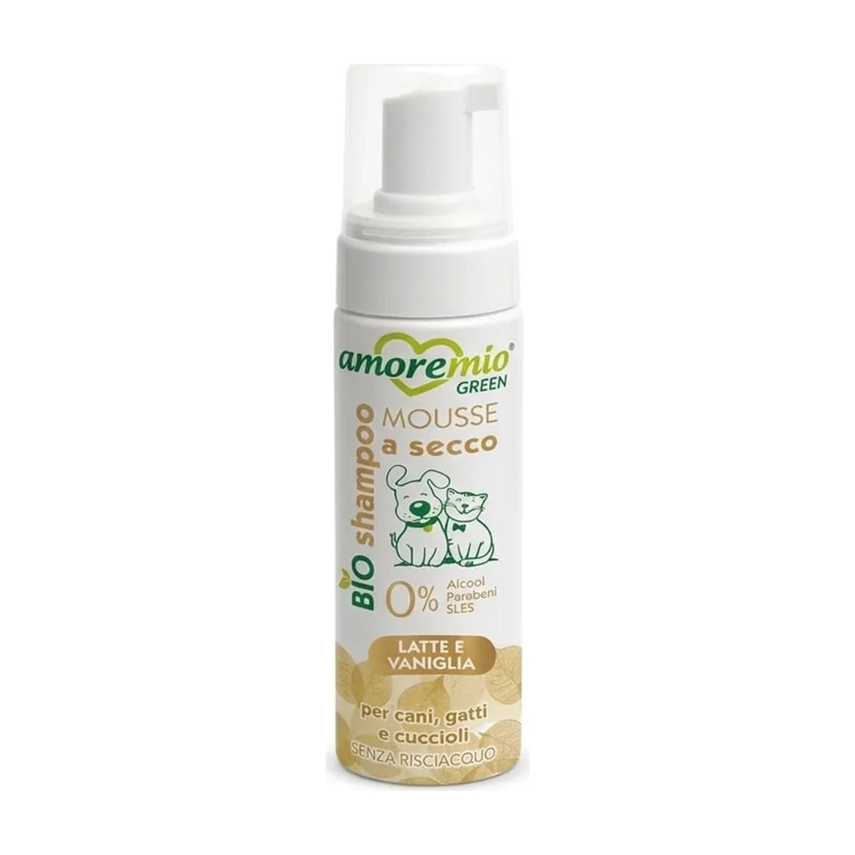 Amore Mio Shampoing Sec Latte & Vanille pour Chien et Chat 200 ml, Amore Mio à Casablanca