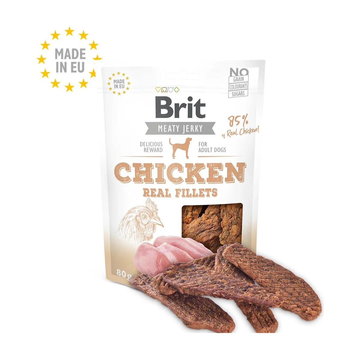 Brit Jerky Filets de poulet pour chien 80 g