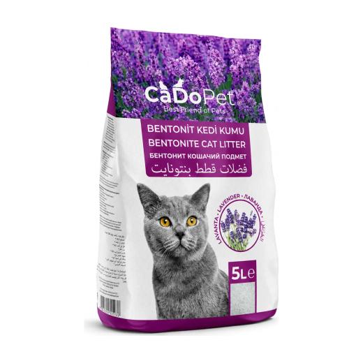 CadoPet Litière Agglomérante Bentonite pour Chat 5 L Lavande, CadoPet à Casablanca