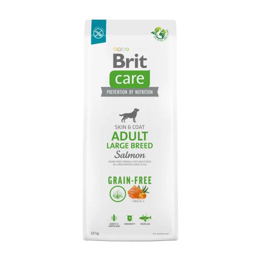Brit Care Grain-free croquettes au saumon pour chien adulte grande race 12 kg, Brit à Casablanca