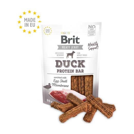 Brit Meat Jerky Snack Barre protéinée au canard 80 g, Brit à Casablanca