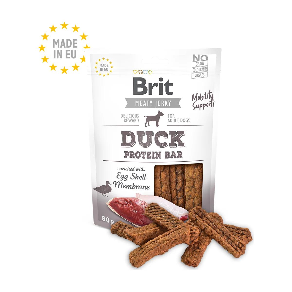 Brit Meat Jerky Snack Barre protéinée au canard 80 g