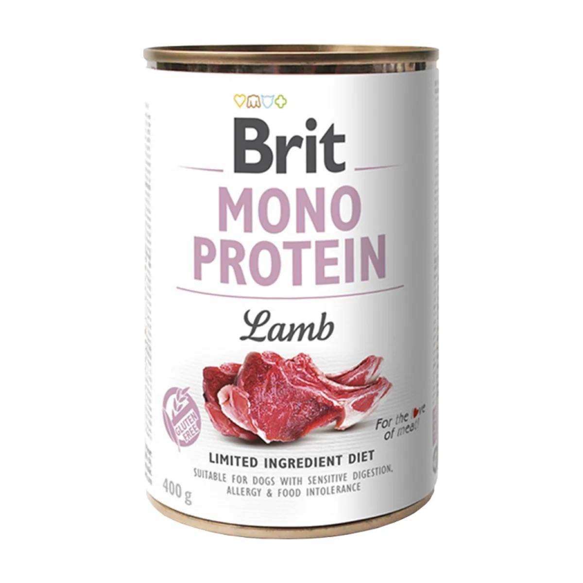 Brit Mono Protein Pâtée pour chien 100 % agneau 400 g