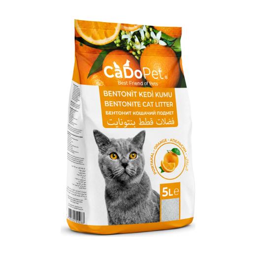 CadoPet Litière pour Chat Bentonite Agglomérante Parfum Orange 5 L, CadoPet à Casablanca