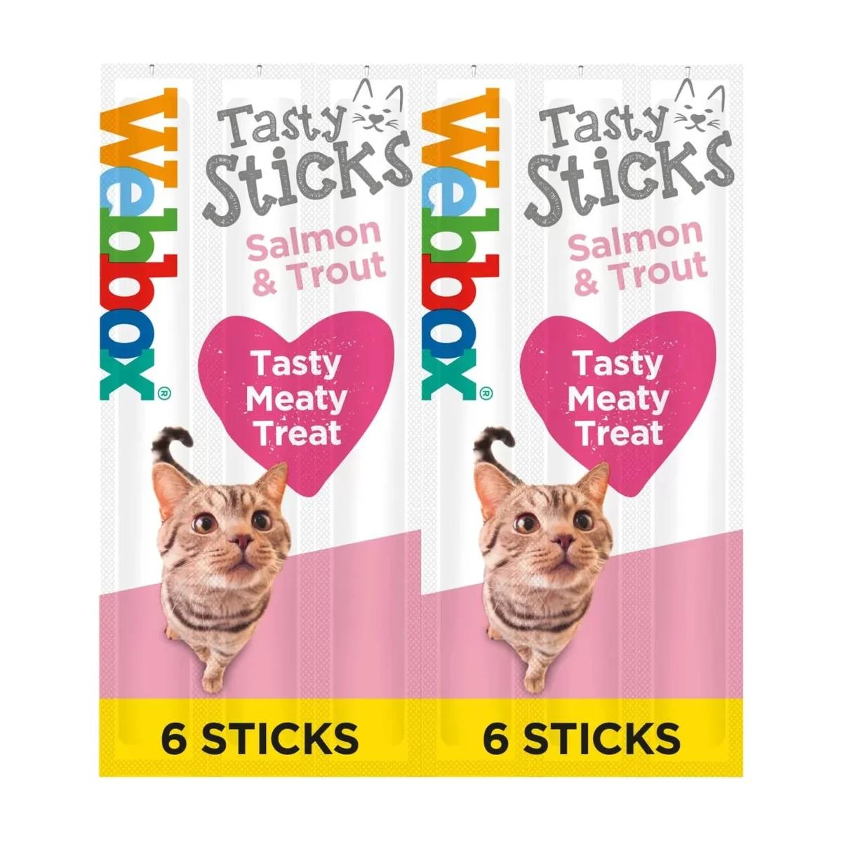 Webbox Cat Tasty Sticks saumon et à la truite 30 g (6 pcs), Webbox à Casablanca