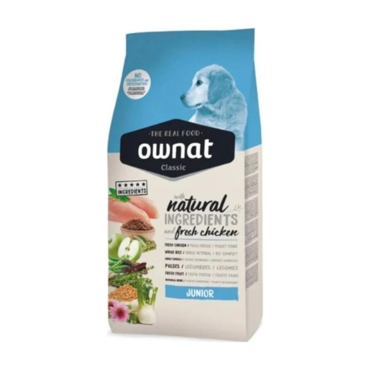 Croquettes Ownat Chien Classic Junior Poulet 4 kg