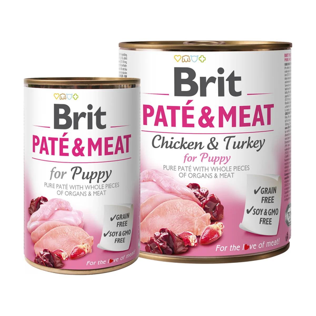 Brit Pâté & Meat Pâtée pour chiot au poulet et à la dinde 400 g