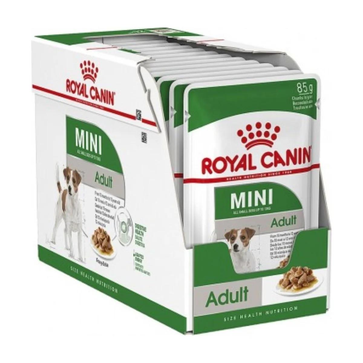 Royal Canin Pâtée Mini Adult en Sauce pour Chien 12x85 g