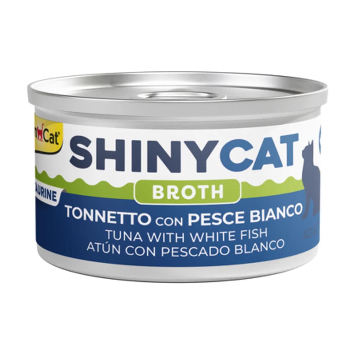 Gimcat ShinyCat Pâtée pour chat au thon et poisson blanc 70 g, Gimcat à Casablanca