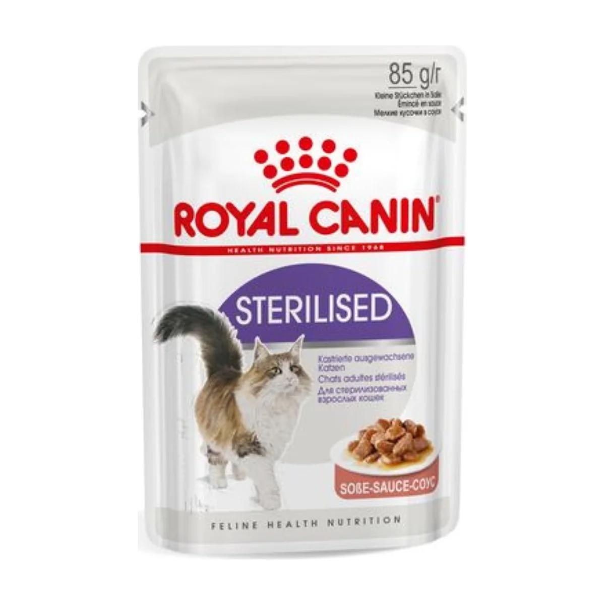 Royal Canin Pâtée Sterilised en Sauce pour Chat Stérilisé 85 g