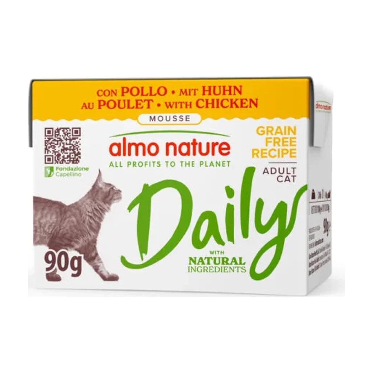 Almo Nature Daily Mousse au Poulet 90 g pour Chat Adulte, Almo Nature à Casablanca