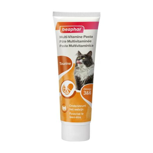 Beaphar Pâte multivitaminée à la taurine et aux oméga pour chat 100 g, Beaphar à Casablanca