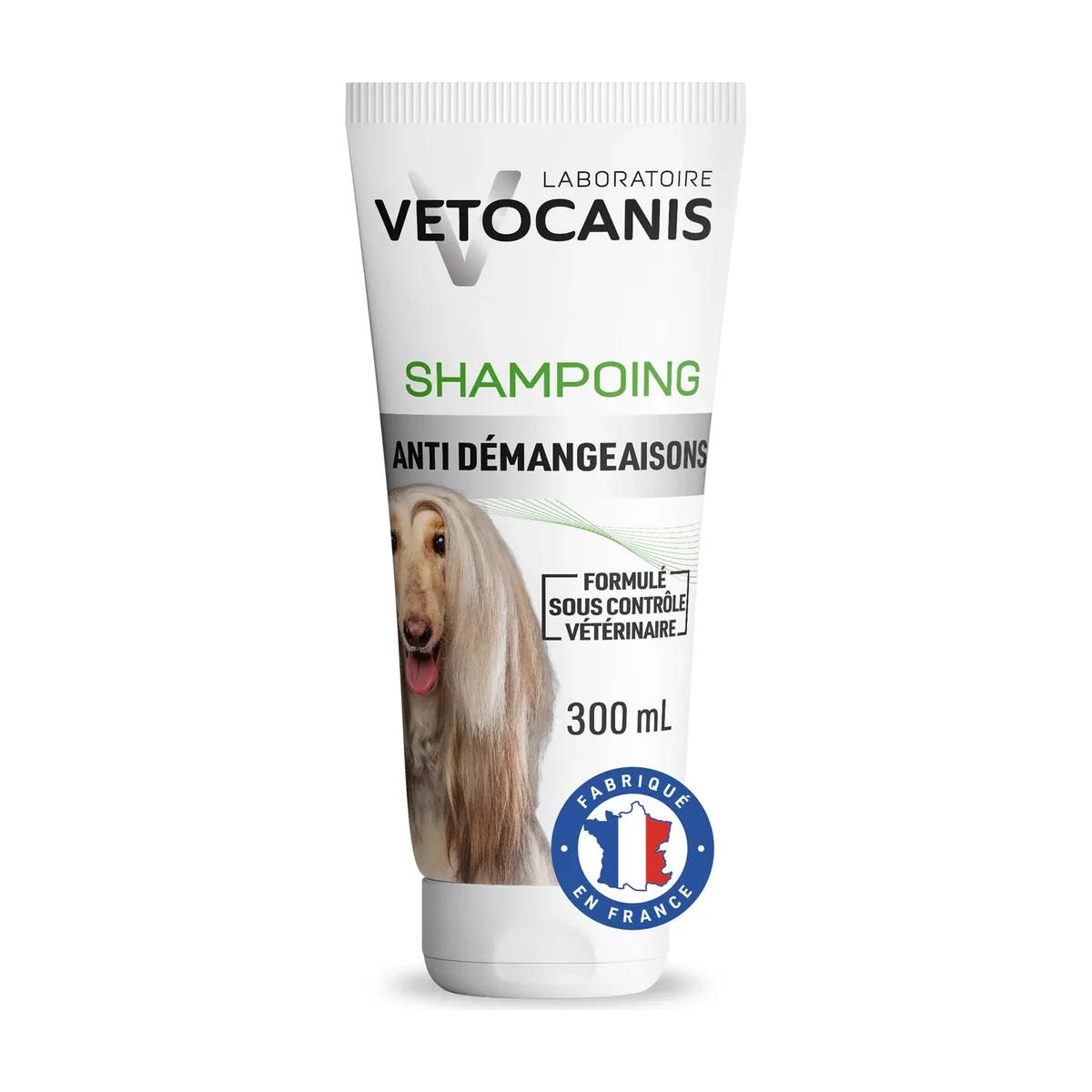 Vetocanis Shampooing professionnel anti-démangeaisons pour chien 300 ml