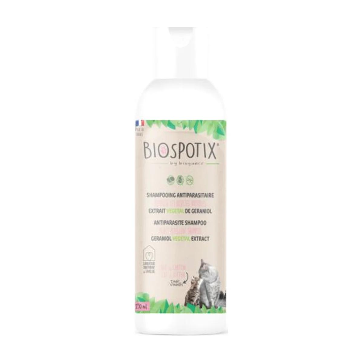 Biogance Shampooing antiparasitaire Biospotix anti-puces et tiques pour chat 250 ml, Biogance à Casablanca