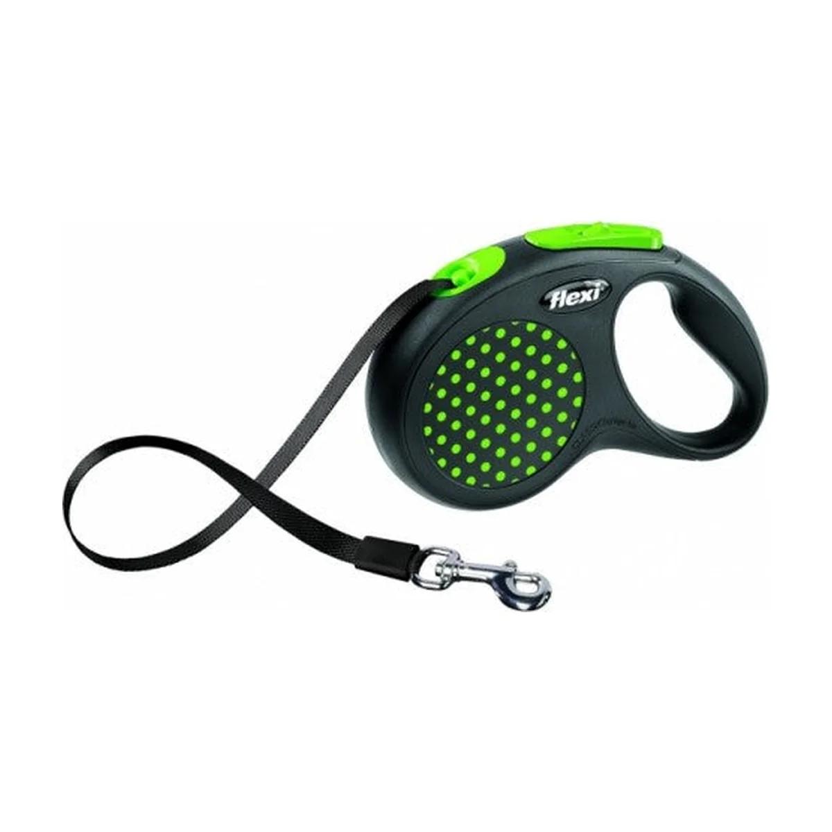 Laisse rétractable Flexi New Neon S à sangle 5 m