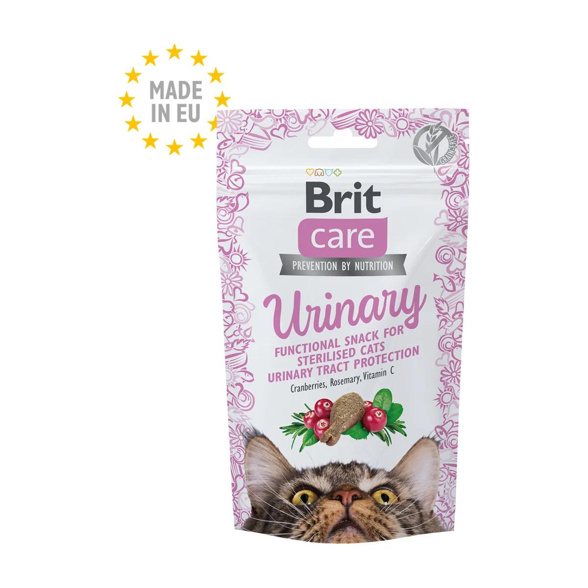 Brit Care Cat Snack Urinary friandises semi-humides pour chat stérilisé 50 g
