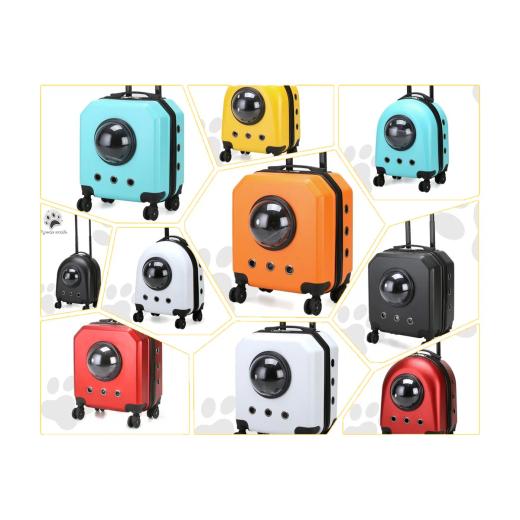 Valise de Voyage pour Animaux de Compagnie, Valise à roulettes pour Animaux de Compagnie.