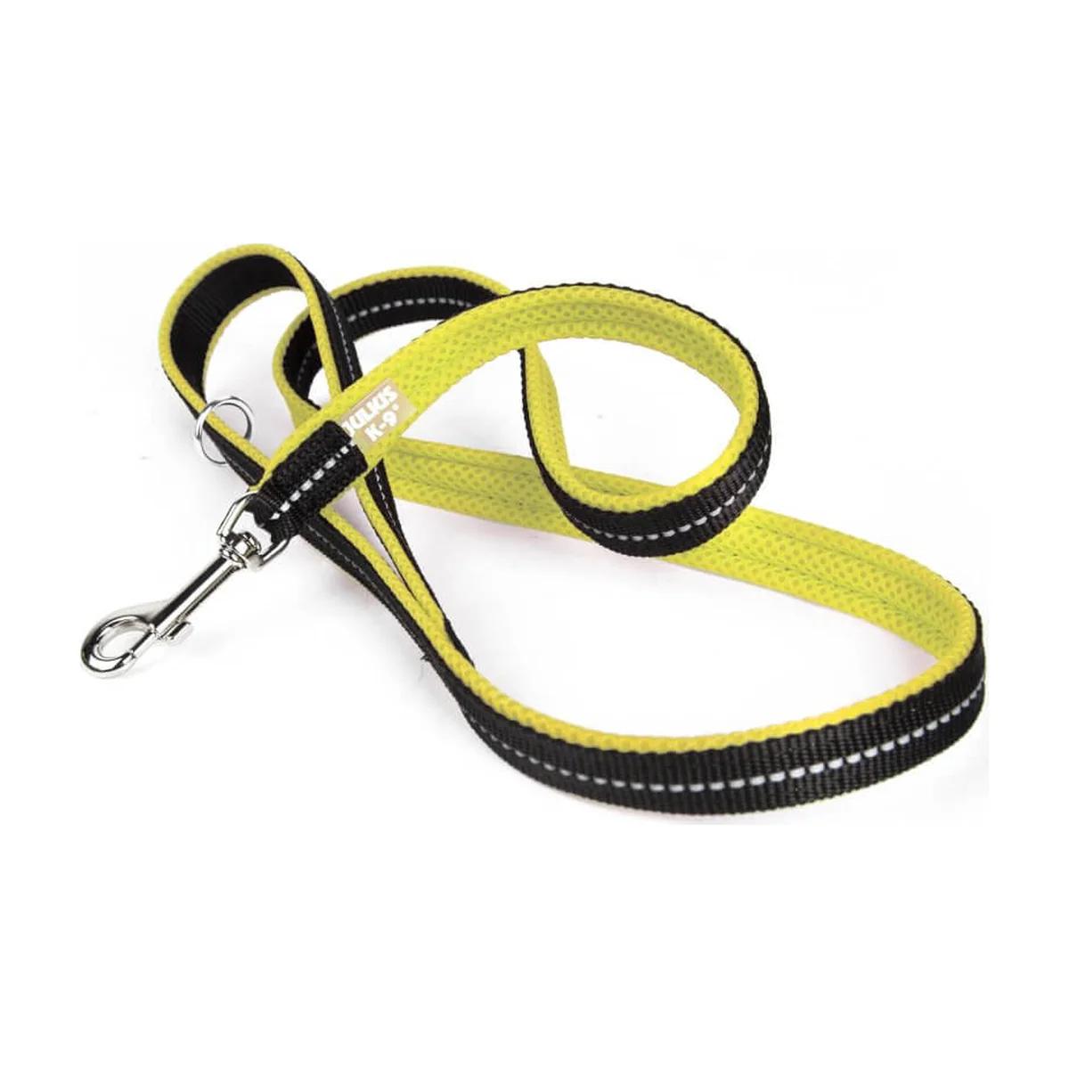 Laisse Julius-K9 IDC Powair néon petit mousqueton 1,2 m