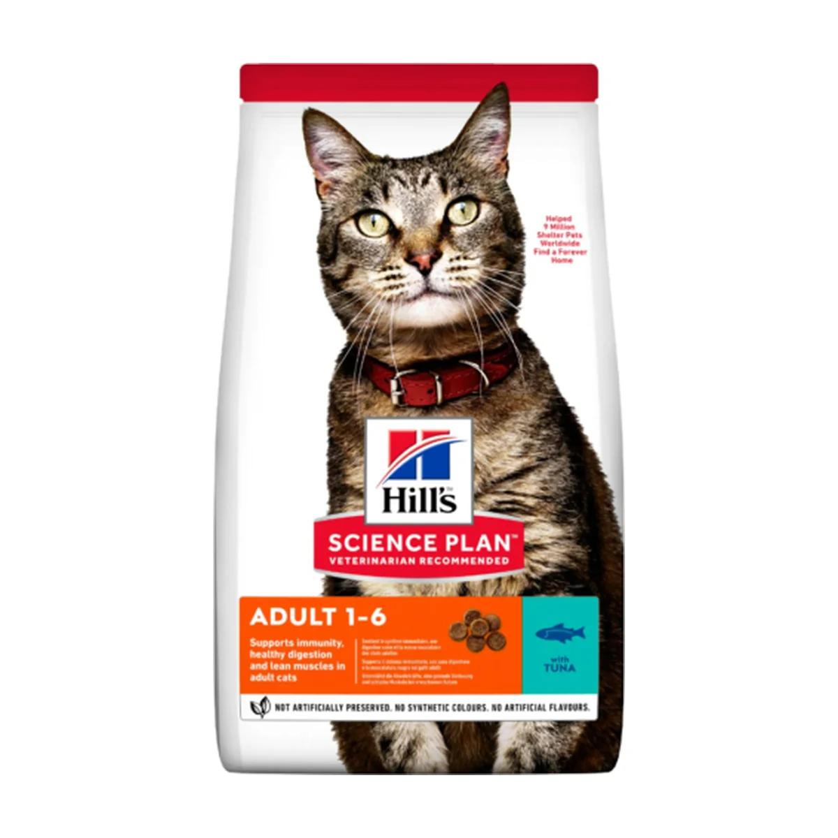 Hill's Science Plan Croquettes pour Chat Adulte au Thon (1,5 kg)