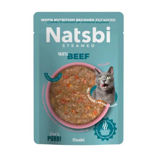 Gosbi Natsbi Steamed Pâtée pour chat au bœuf 80 g, Gosbi à Casablanca